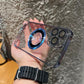 Genomskinligt magnetiskt iPhone-fodral