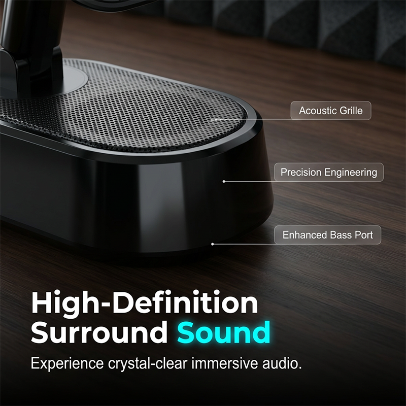 Induction Speaker with Phone Stand