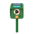 Solar Powered Infrared Sensor Ultrasonic Animal Repeller with Bursting Flashes
