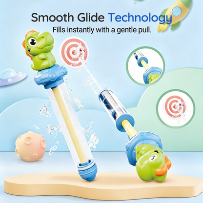 Cartoon Animal Pull-Action Water Gun Toy