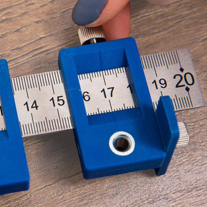 Adjustable Cabinet Hardware Jig for Woodworking