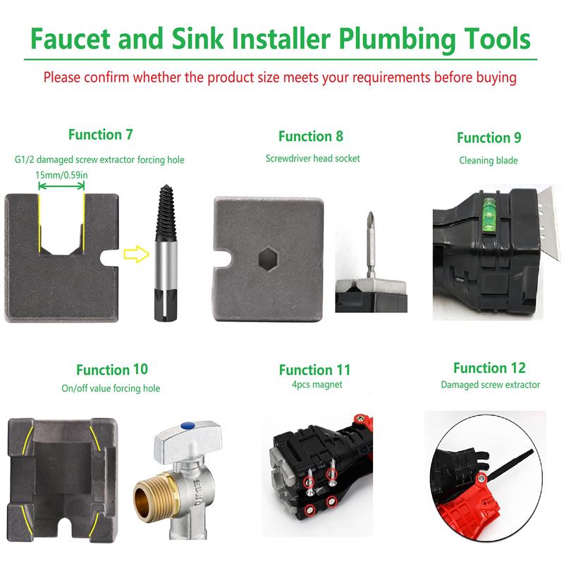 Limited time - 50% off-18 in 1 Faucet And Sink Installer Tool