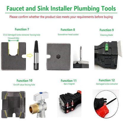Limited time - 50% off-18 in 1 Faucet And Sink Installer Tool