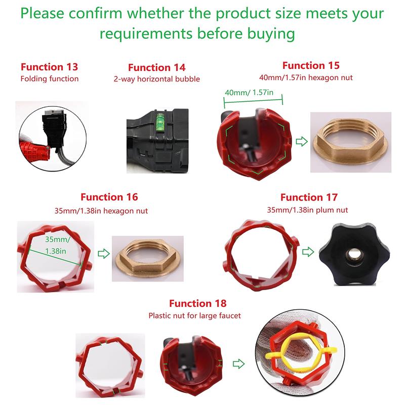 Limited time - 50% off-18 in 1 Faucet And Sink Installer Tool