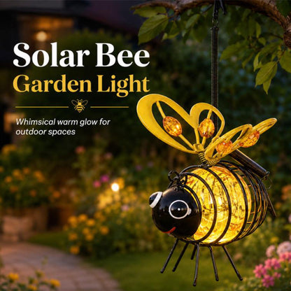 🌙🍃  LIMITED-TIME 50% OFF! Hanging Solar Bee Light – Warm Amber Glow, Flicker-Free, Perfect for Garden Parties, Camping, or Kids’ Rooms – Spread Joy Day and Night 🌞🌜
