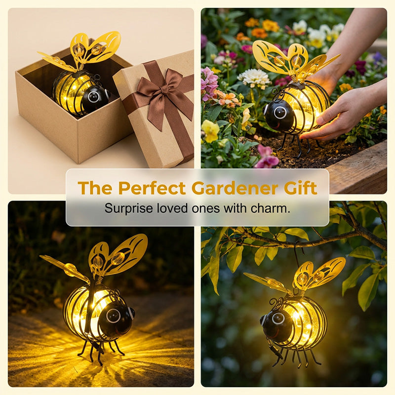 🌙🍃  LIMITED-TIME 50% OFF! Hanging Solar Bee Light – Warm Amber Glow, Flicker-Free, Perfect for Garden Parties, Camping, or Kids’ Rooms – Spread Joy Day and Night 🌞🌜