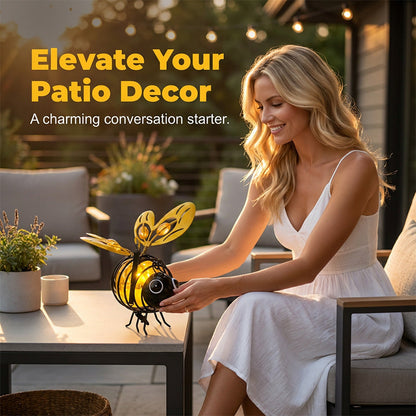 🌙🍃  LIMITED-TIME 50% OFF! Hanging Solar Bee Light – Warm Amber Glow, Flicker-Free, Perfect for Garden Parties, Camping, or Kids’ Rooms – Spread Joy Day and Night 🌞🌜