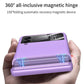 Magnetiskt stötsäkert plastskal med allt inkluderat för Samsung Galaxy Z Flip4 Flip3 5G